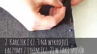 DIY krok po kroku  trapezowa sukienka by Iwińskacom szycie [upl. by Hcone]