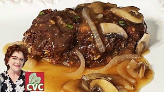 Old Fashioned Salisbury Steak amp Gravy  Mamas Southern Cooking [upl. by Rab]