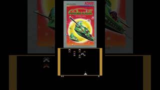 Atari 2600 Box Art vs Game Play  Galaxian  1983 [upl. by Adalai]