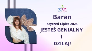 BARAN STYCZENLIPIEC 2024  JESTES GENIALNY I DZIALAJ baran horoskop2024 znakizodiaku baran2024 [upl. by Eeldarb751]