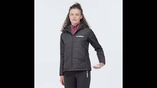 ADIDAS Terrex Multi Synthetic Insulated Hooded Jacket Black Women  IM7668 [upl. by Siegfried769]