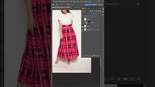 Very easily Multicolor dress pattern replacement shorts photoshoptutorial photoediting [upl. by Kari415]