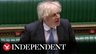 Boris Johnson accidentally calls Lindsay Hoyle Mr Crisis [upl. by Reffineg742]