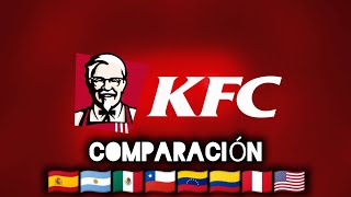 KFC ESPAÑA VS ARGENTINA VS MÉXICO VS CHILE VS VENEZUELA VS COLOMBIA VS PERÚ VS ESTADOS UNIDOS [upl. by Ohploda255]