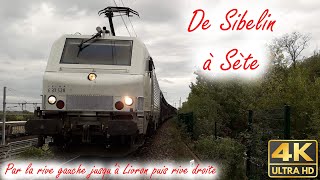 Cab Ride 4k En cabine de Sibelin à Sète par la ligne classique [upl. by Atnek]