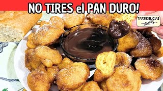 🏡👵 DULCE de PUEBLO BUÑUELOS de PAN DURO de Mi ABUELA RÁPIDOS y Muy Fáciles [upl. by Leesa]