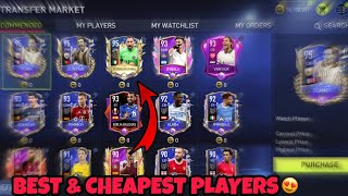 FIFA MOBILE 22 • BEST AND CHEAPEST PLAYERS AT EVERY POSITION 😍 [upl. by Nirehtak]