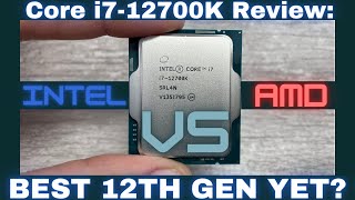 INTEL CORE i712700K REVIEW RYZEN 7 5800X KILLER [upl. by Allwein]