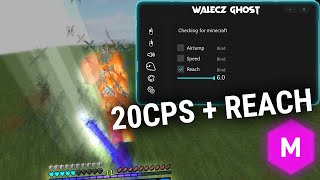 BEST AUTOCLICKER FOR MINECRAFT 20CPS MINEMENCLUB REACH  WALECZ GHOST minecraft [upl. by Anifesoj]