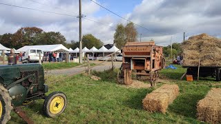 Battage à lancienne avec notre société française Vierzon 201 🌾 [upl. by Nnahgem336]