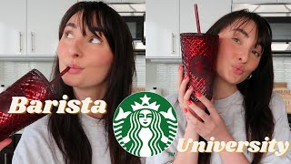 Barista 101 Everything you need to know about being a Starbucks barista in 2024 [upl. by Natek357]