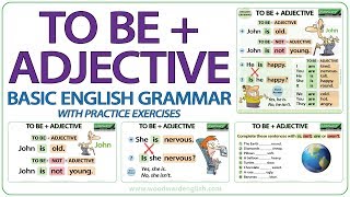 To Be  Adjective  Basic English Grammar Lesson [upl. by Namar929]