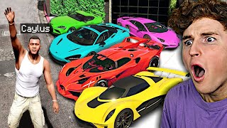 Collecting RARE Quintillionaire Supercars In GTA 5 Mods [upl. by Berglund907]