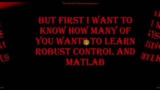 Robust control and H infinity Control using matlab [upl. by Irvine692]