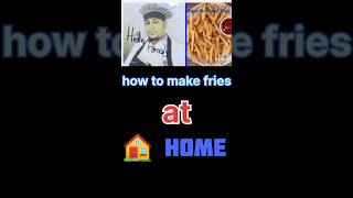 How to make french fries আলু ভজা 🍟🍟🍟 badshahytshortsyoutubetrending [upl. by Natiha]