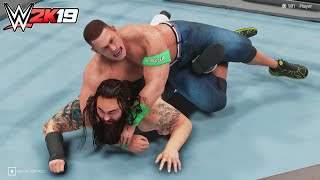 John Cena vs Bray Wyatt  Falls Count Anywhere Match Full Gameplay  WWE 2K19 [upl. by Frodeen]