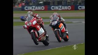 MotoGP  2004  Gara 09  Inghilterra  Donington [upl. by Naginnarb]