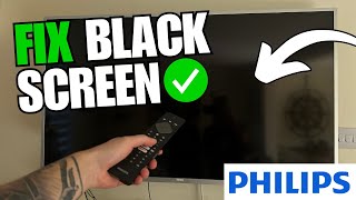 How To Fix Philips TV Wont Turn On Black Screen [upl. by Nohshan]