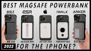 BEST iPhone MagSafe Powerbank in 2022  The Top Alternatives vs Apple Battery Pack [upl. by Eiruam366]