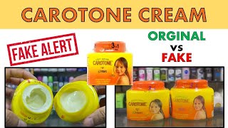 New Original Carotone Cream vs Fake review 20240402 [upl. by Maia]