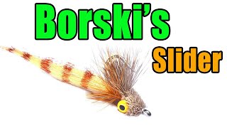 Borskis Bonefish Slider Saltwater Fly Tying  Tim Borksi Fly Pattern [upl. by Gillan214]