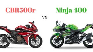 Ninja 400 vs Cbr500r😱 [upl. by Marve259]