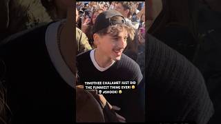 Timothée Chalamet SHOCKS Fans At A Timothée Chalamet LookALike Contest 😭💀timotheechalamet [upl. by Eednac415]