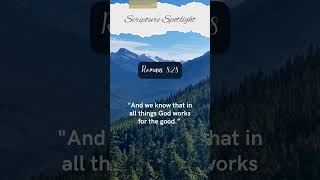 Rom 828 ScriptureSpotlight ESV FaithInAudio inspiredbyscripture bibleinaudio [upl. by Iliam]