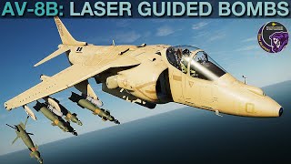 AV8B Harrier GBU1216 Laser Guided Bombs Tutorial  DCS WORLD [upl. by Poliard823]