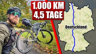 1000km mit dem Fahrrad durch Deutschland  Ultra Bikepacking  Der Film [upl. by Yemaj]