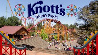 My Top Rides At Knotts Berry Farm [upl. by Haraz]