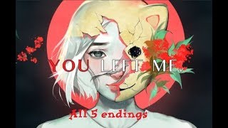 SADDEST GAME EVER MADE  You Left Me All 5 Endings [upl. by Pandolfi]