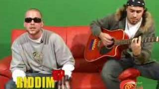 Collie Buddz  Young Gal LIVE RIDDIM UP ON THE GREEN SCREEN [upl. by Nancey]