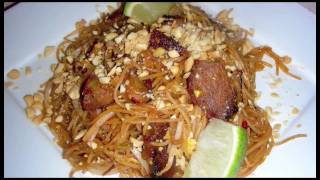 Pork Pad Thai  Delicious Thai Food Recipe with BBQ Pork [upl. by Sanderson947]