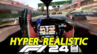 F1 24 in an INSANE 100K Motion Sim Rig [upl. by Colbye299]