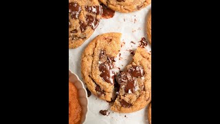 Thin and Chewy Chocolate Chunk Pumpkin Cookies [upl. by Artair]