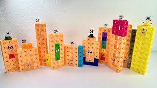 Numberblocks NEW ACTIVITY SET Count 21 to 30  123 Counting Fun Numbers For Kids Number Party🎉 [upl. by Aekerly]