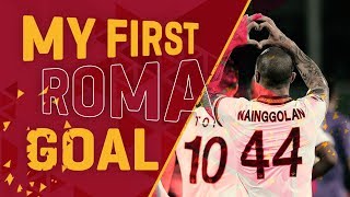 My First AS Roma Goal Nainggolan v Bologna [upl. by Patience138]