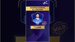 YSCL Auction 2024  Sharad Baniya Sold to Lords of Punjab cricket [upl. by Elleon786]