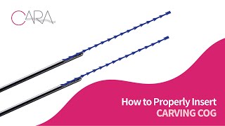 CARA Thread  How to Insert CARA CARVING COG [upl. by Odrahcir]