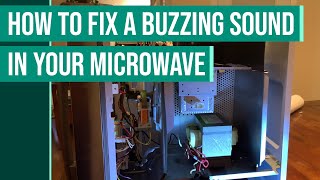 INSIDE A MICROWAVE  How to fix a buzzing sound in your microwave and replace the magnetron yourself [upl. by Onirefez]