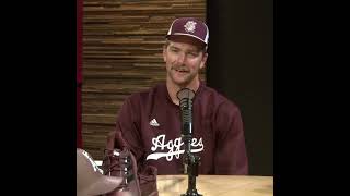 Aggie baseballs Hayden Schott details returning to Texas AampM under new head coach Mike Earley 👍 [upl. by Tonnie]