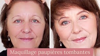 Maquillage pour paupieres tombantes [upl. by Adelind611]