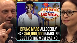 Bruno Mars Has A 50 Million Dollar Gambling Debt To MGM Grand “Allegedly”  Joe Rogan [upl. by Sisxela]