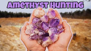 Finding INSANE Amethyst Quartz Crystals at the Jacksons Crossroads JXR Mine in Georgia [upl. by Hsoj]