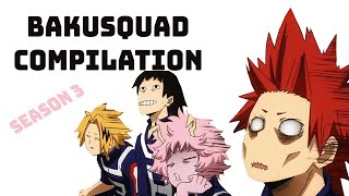 ► BNHA BAKUSQUAD S3 INTERACTIONS COMPILATION ◄ [upl. by Beale165]