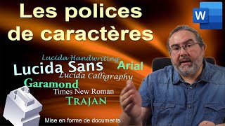 Comprendre les polices de caractères [upl. by Resneps730]