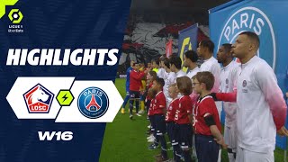 LOSC LILLE  PARIS SAINTGERMAIN 1  1  Highlights  LOSC  PSG  20232024 [upl. by Airtap]