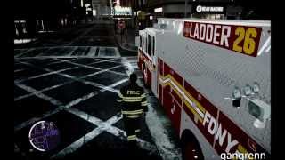 GTA4EFLC  WIP FDNY  2013 Ferrara 100 Aerial Ladder [upl. by Sharla745]