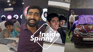 Inside Spinny  Vlog 1  Spinny Car Hub Trillium Avenue Gurugram [upl. by Giacinta]